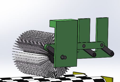 洗瓶机的简易设计 （课程设计，说明书,solidworks,运动分析）
