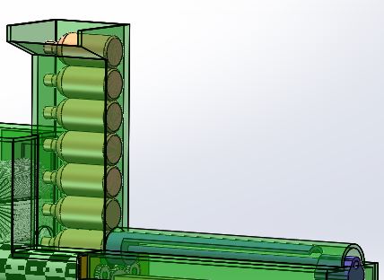 洗瓶机的简易设计 （课程设计，说明书,solidworks,运动分析）