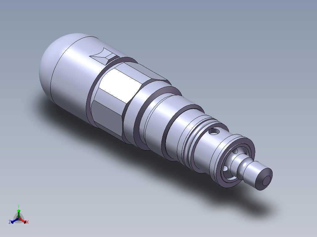 力士乐液压阀-Imported正等轴测图