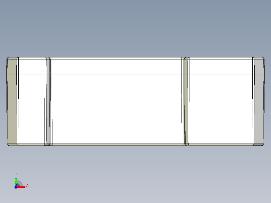 槽型光电传感器LU_15_3D前视图