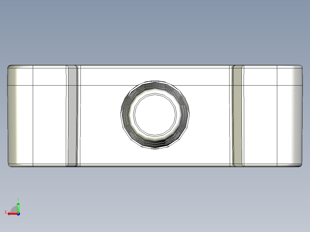 槽型光电传感器LU_15_3D后视图