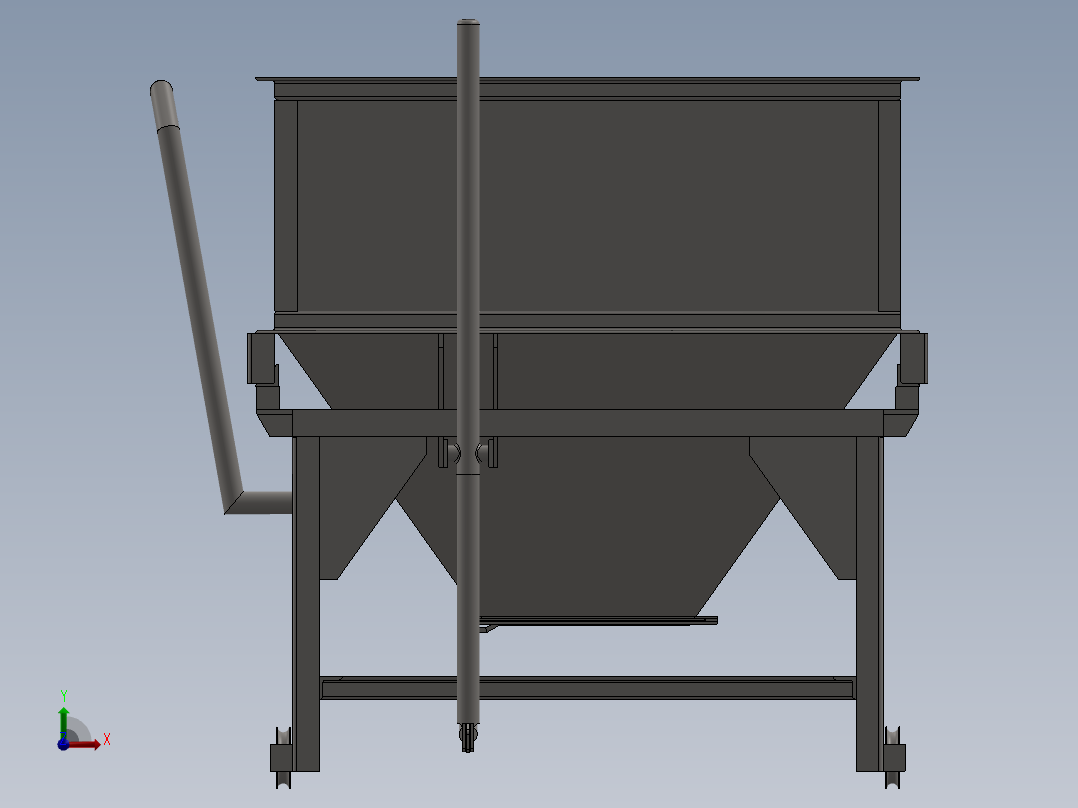赛车平衡测试器设计模型前视图