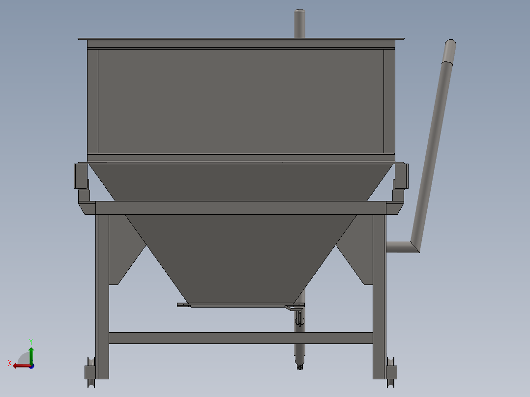 赛车平衡测试器设计模型后视图