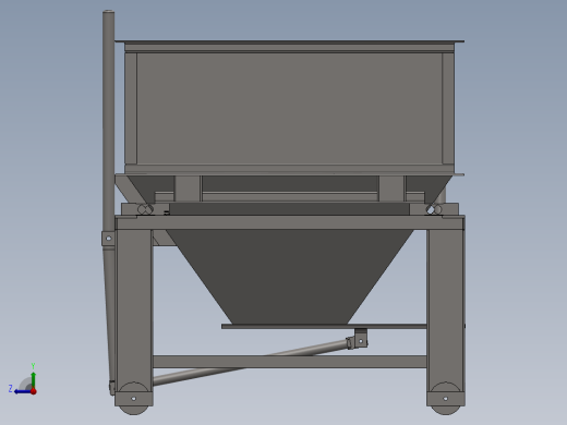 赛车平衡测试器设计模型右视缩略图