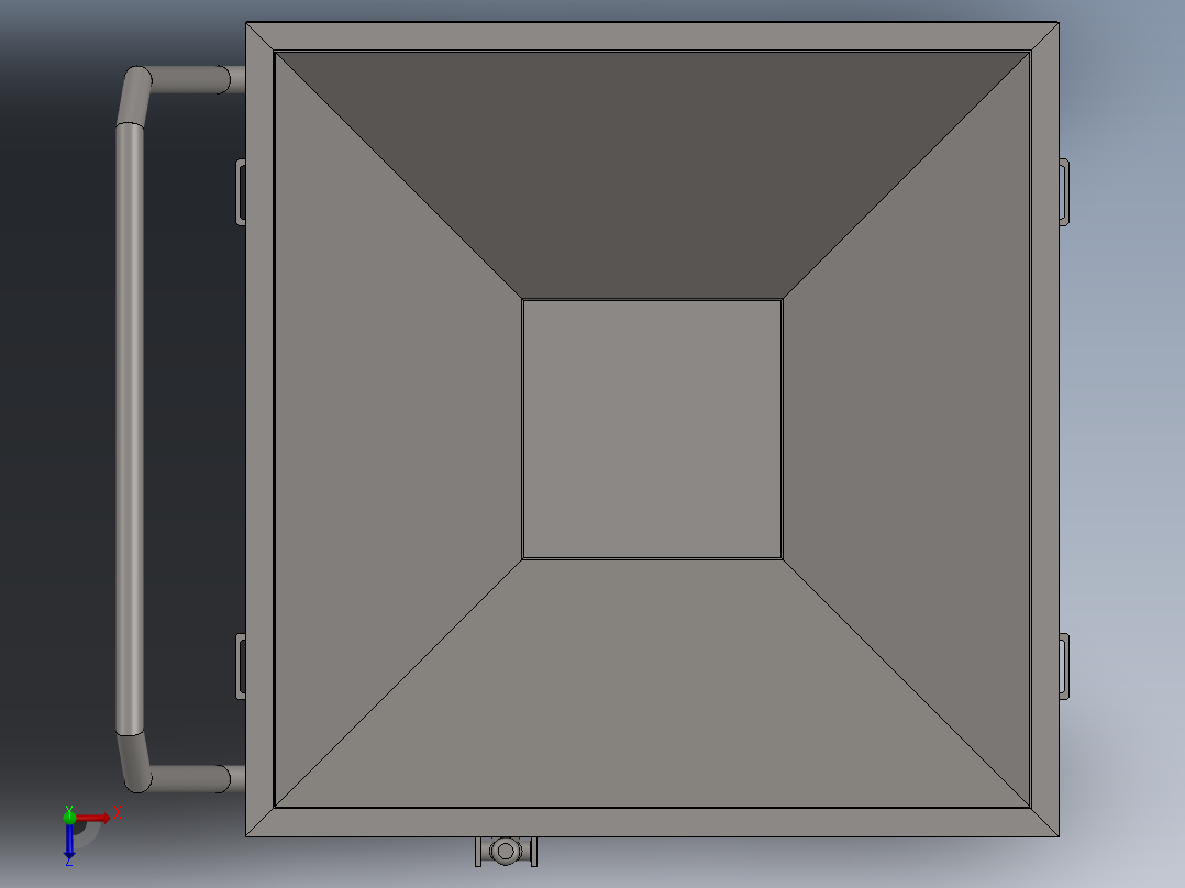 赛车平衡测试器设计模型俯视图