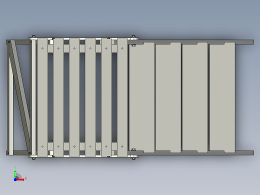 tangga人字梯结构前视缩略图