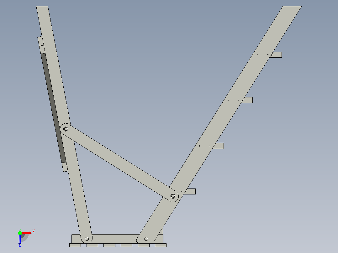 tangga人字梯结构俯视图