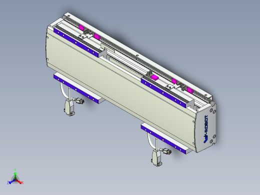 威洛博VL系列3d模型模组2VL14S2Y-S150正等轴测缩略图