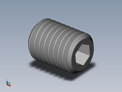 DIN 913-ISO 4026 固定螺钉-M12 L=16.SLDPRT