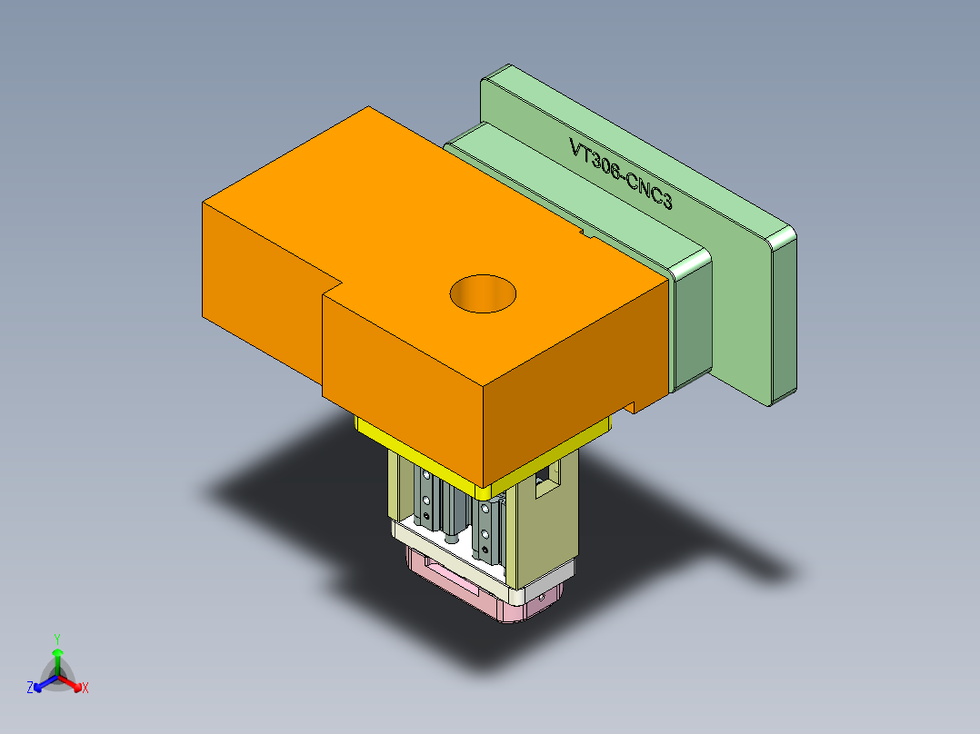 VT306-CNC3-笔记本CNC工装夹具三维模型0822正等轴测图