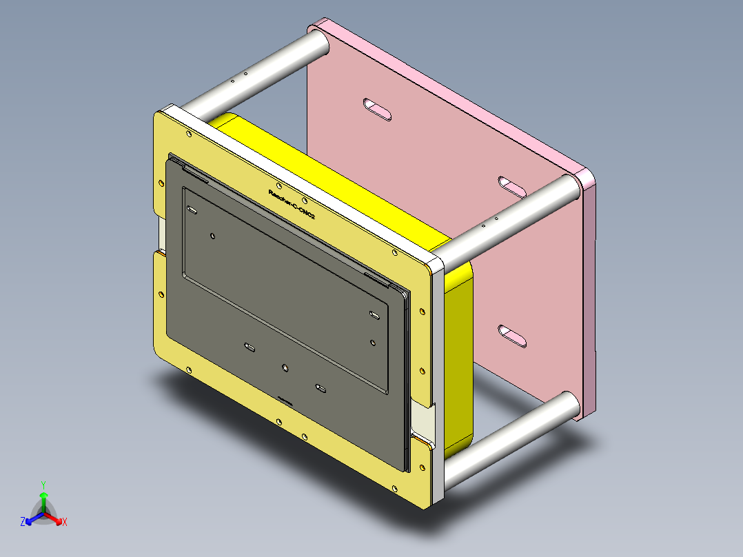 REACHER-C笔记本CNC工装夹具三维模型-cnc2