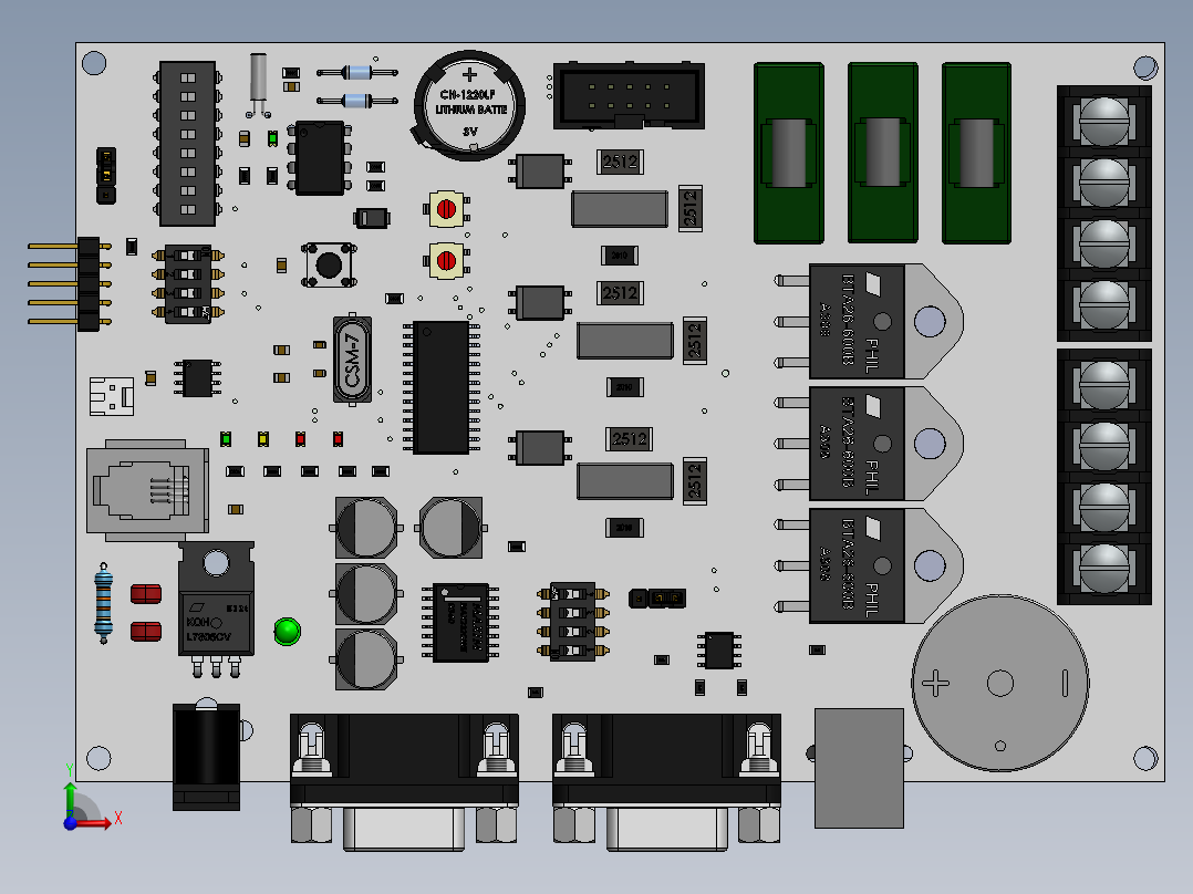 电路板Carte CPU FY SMD V1.2 SW前视图