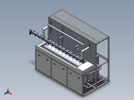 试管超声波清洗设备sw23正等轴测缩略图