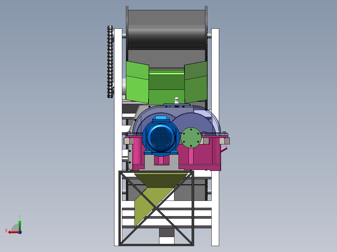 水果分拣机sw20可编辑后视图