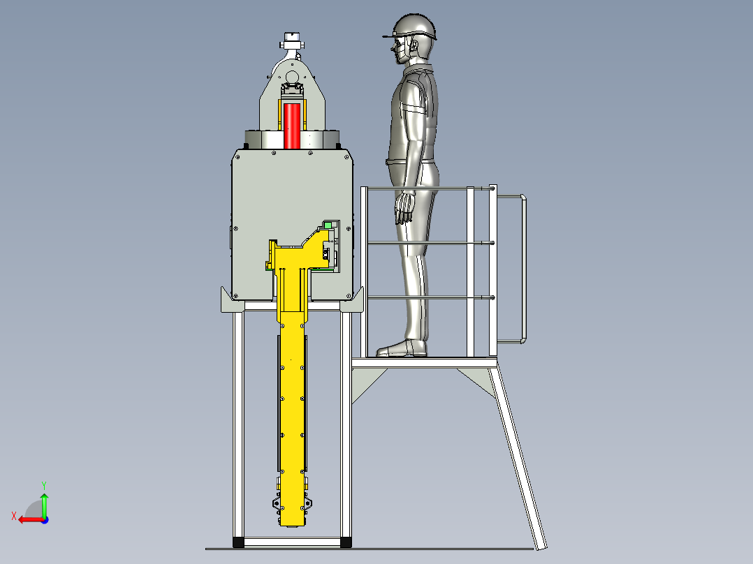 线圈钳10T后视图