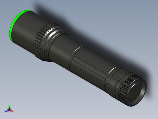 二五口径强光手电设计