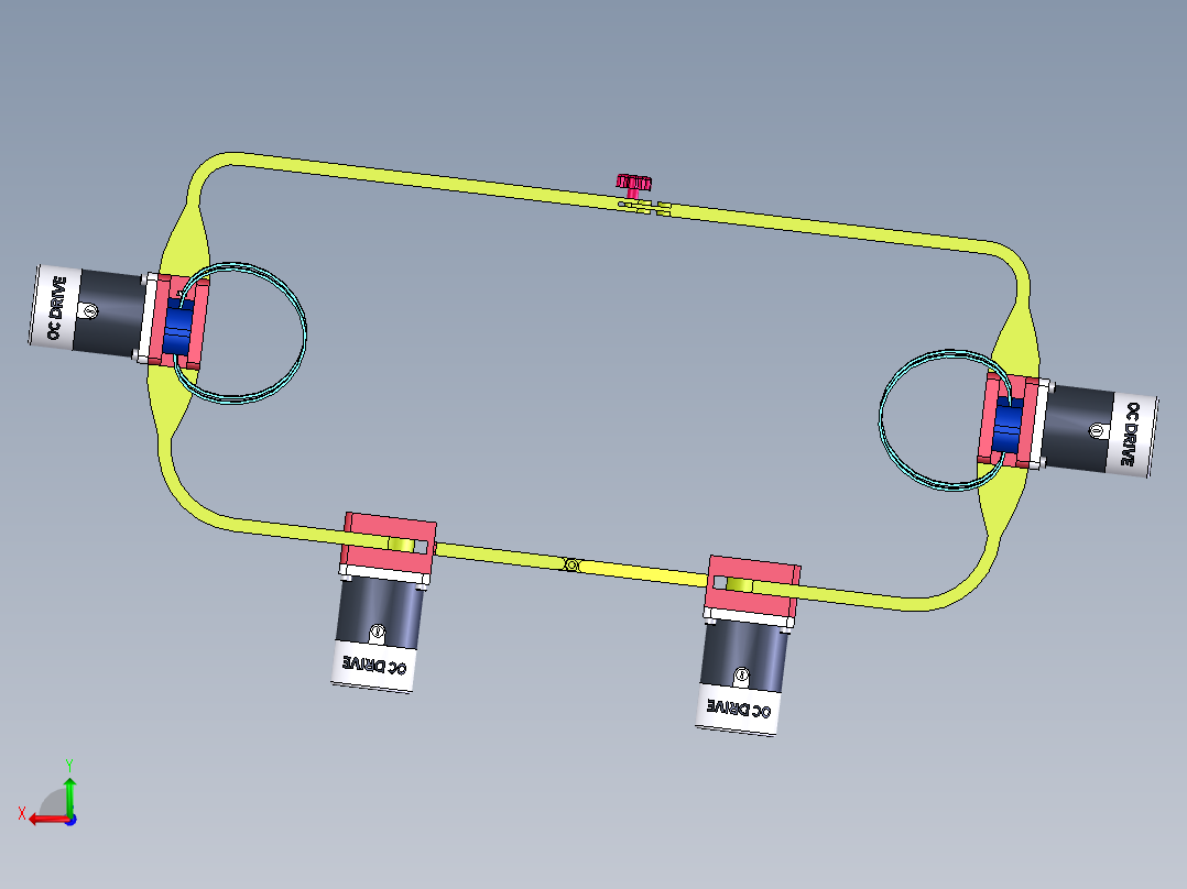 康复辅助机构后视图
