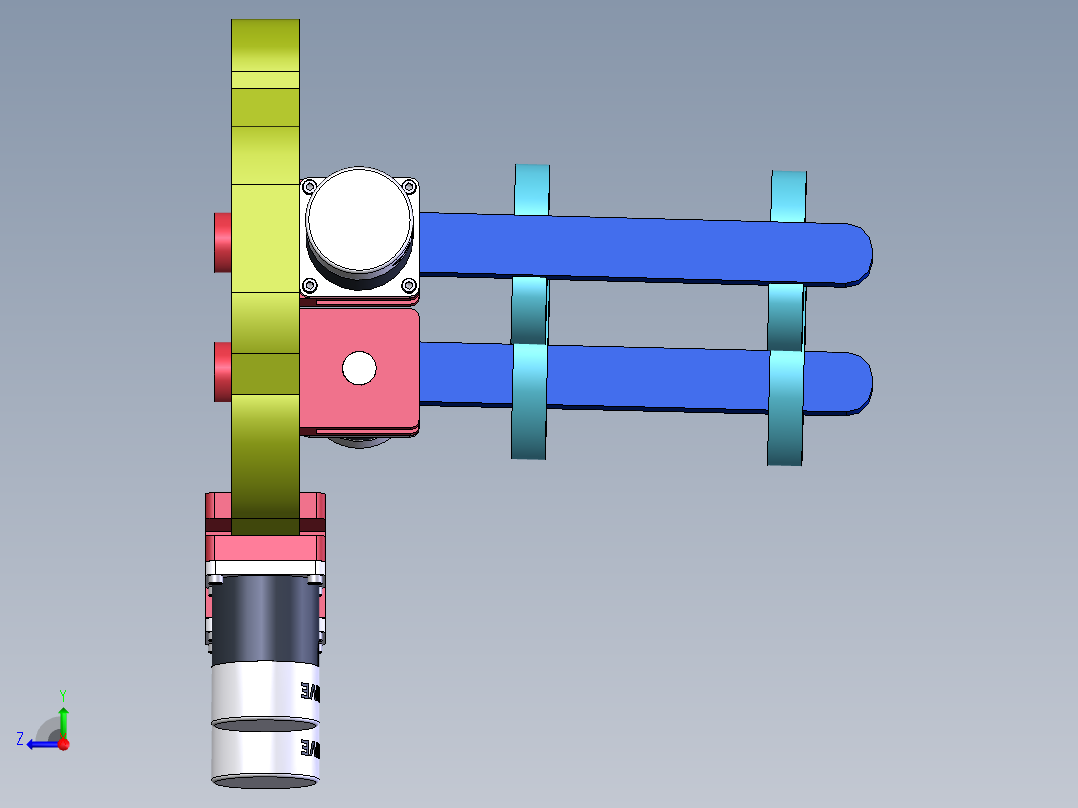 康复辅助机构右视图
