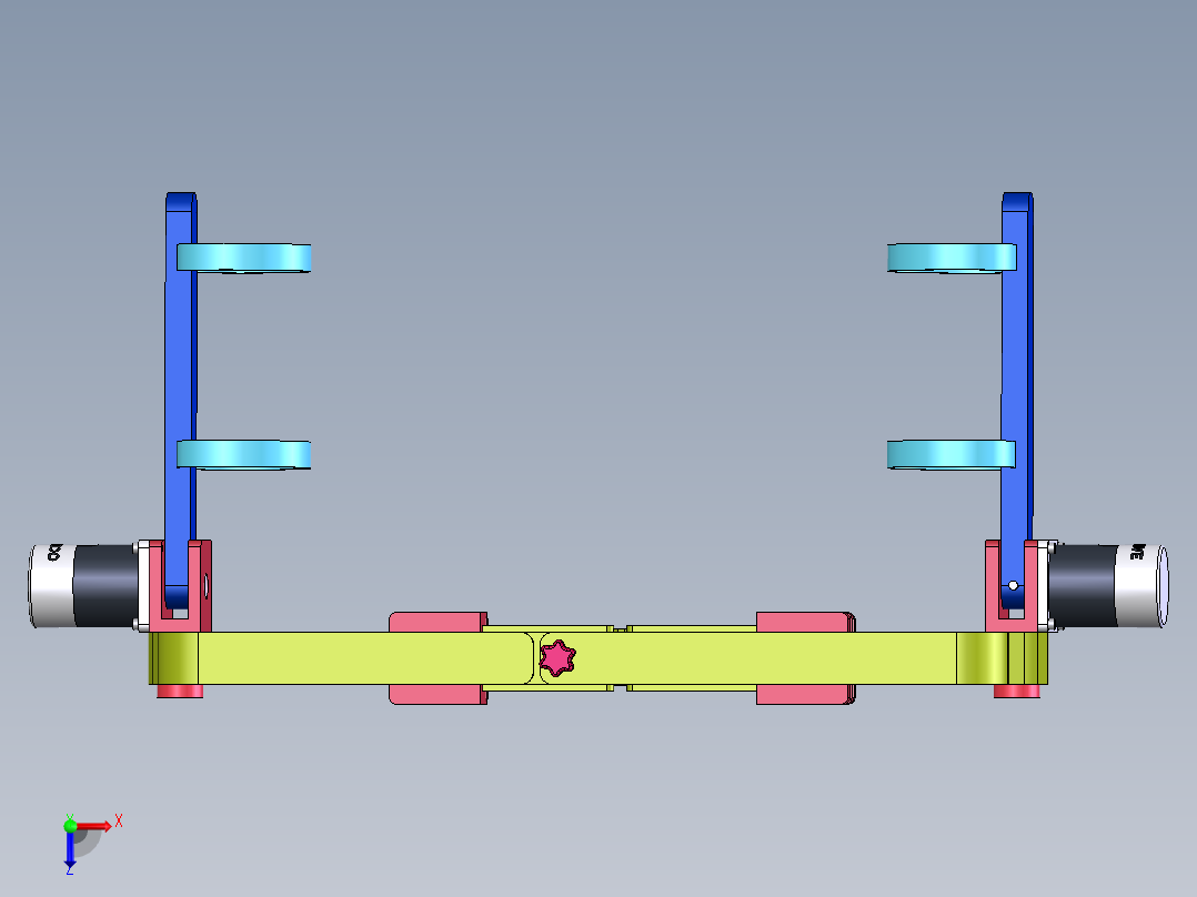 康复辅助机构俯视图