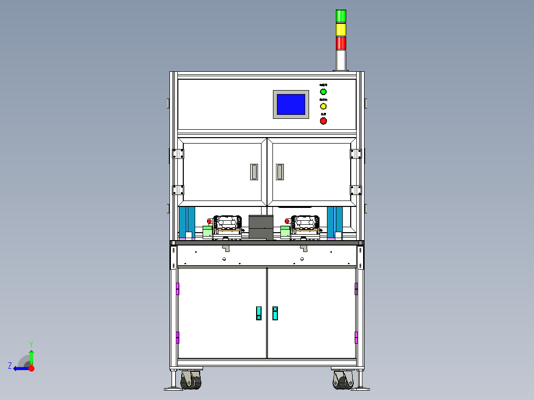 CG弹片锁螺丝机右视图
