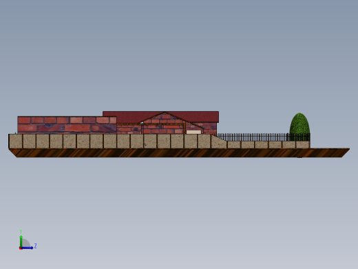 房子、建筑(125)左视缩略图