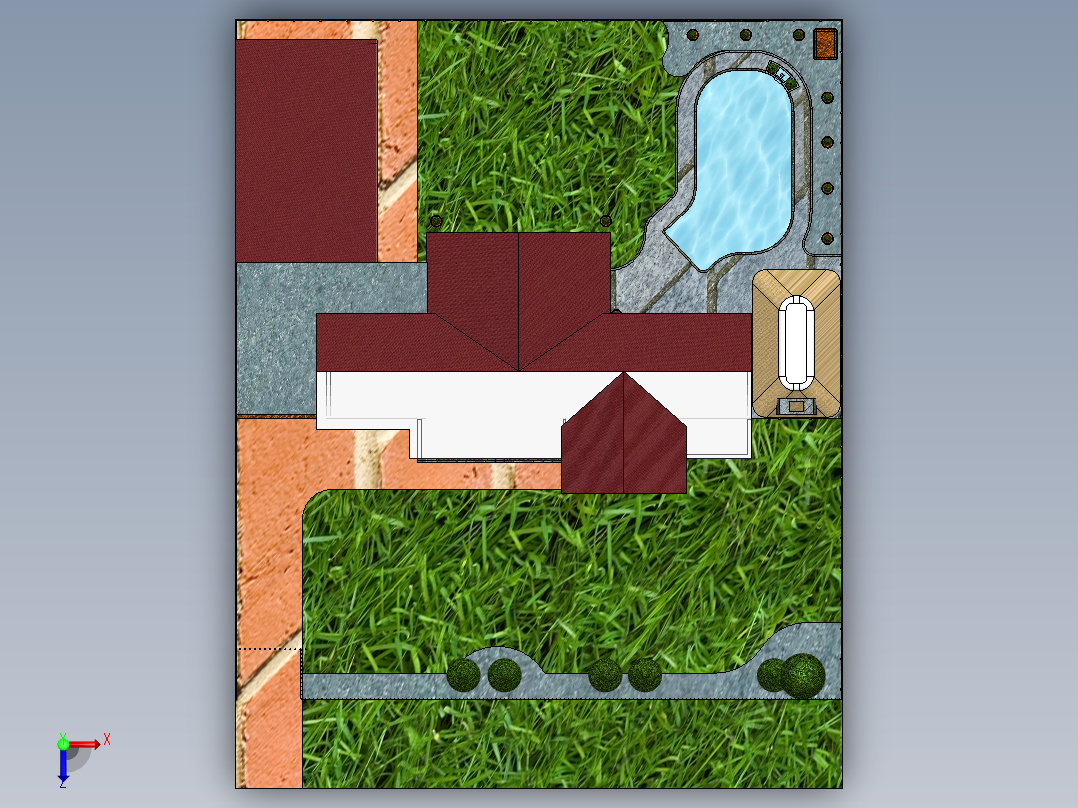 房子、建筑(125)俯视图