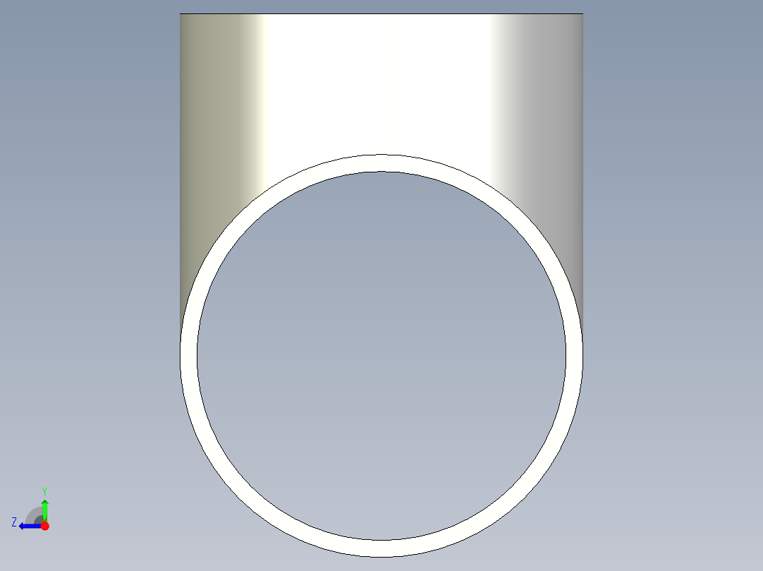 B3004349-等径三通 6英寸右视图