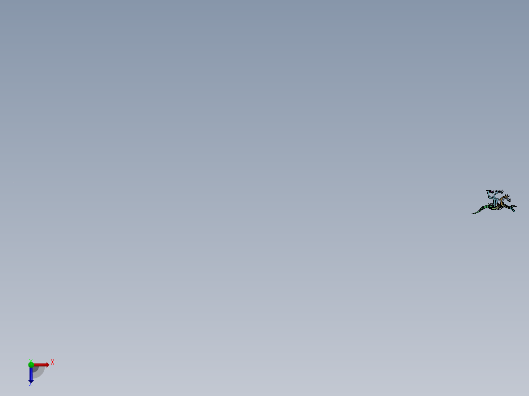 恐爪龙  SW16俯视图