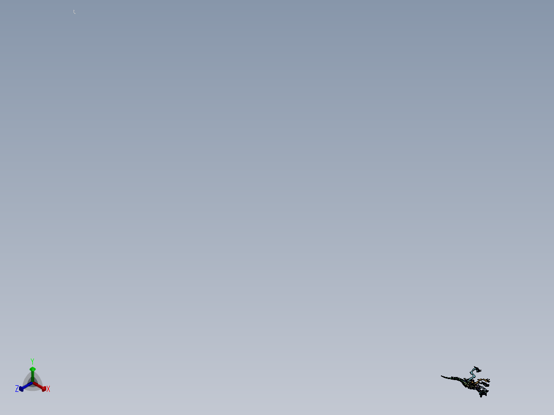 恐爪龙  SW16正等轴测图