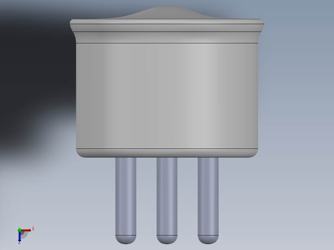 电源适配器俯视图