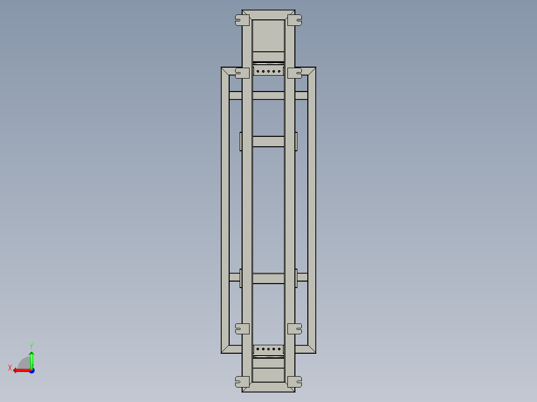 头尾变位机后视图