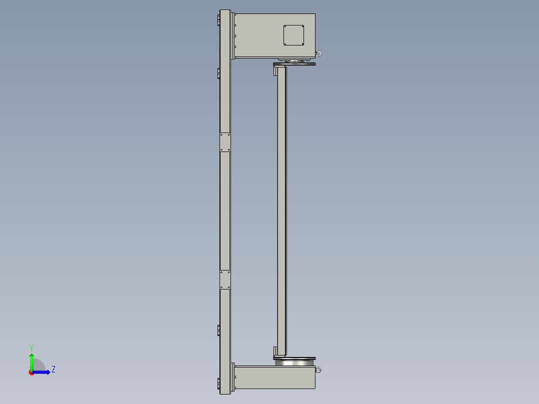 头尾变位机左视图