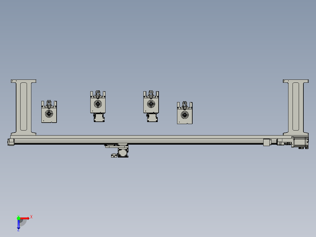 AQXZ-12-龙门模组01俯视图
