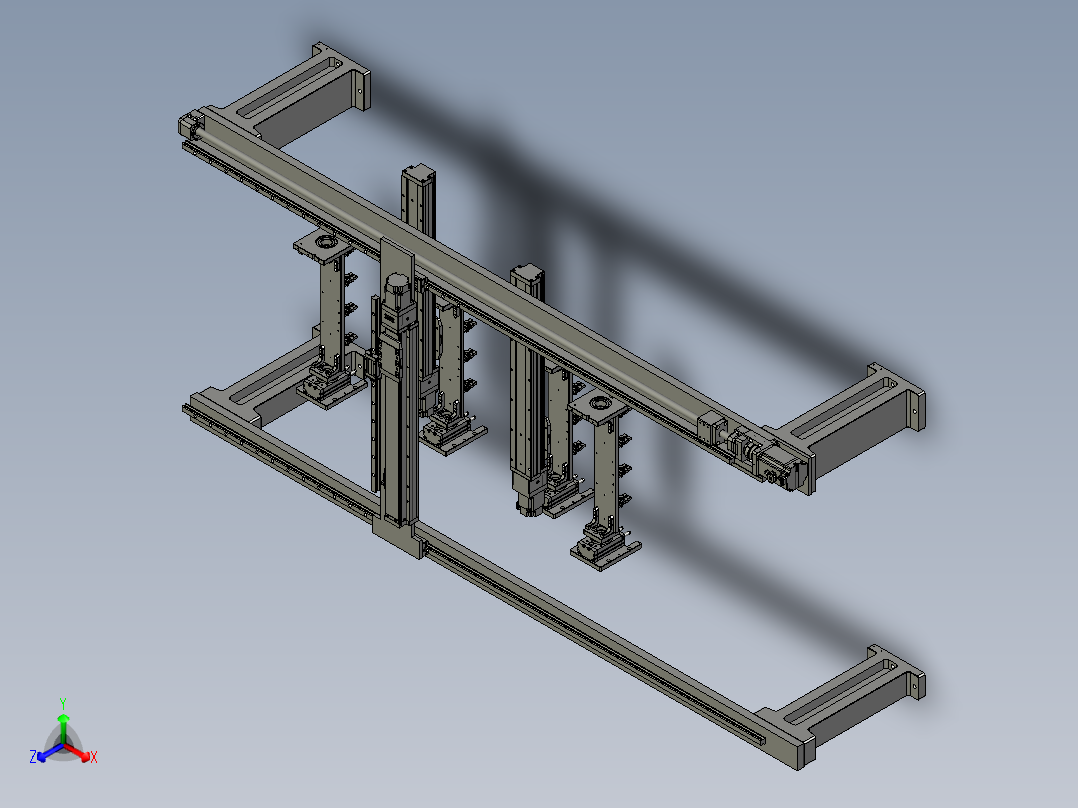AQXZ-12-龙门模组01正等轴测图