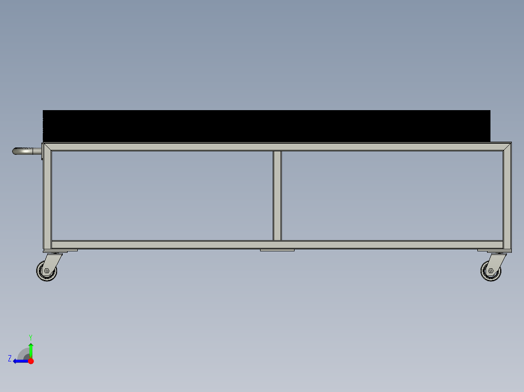 加强筋物料车(原料右视图