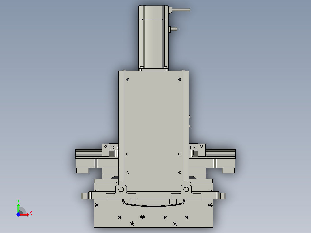 超焊夹具上下运动组件-112345610前视图