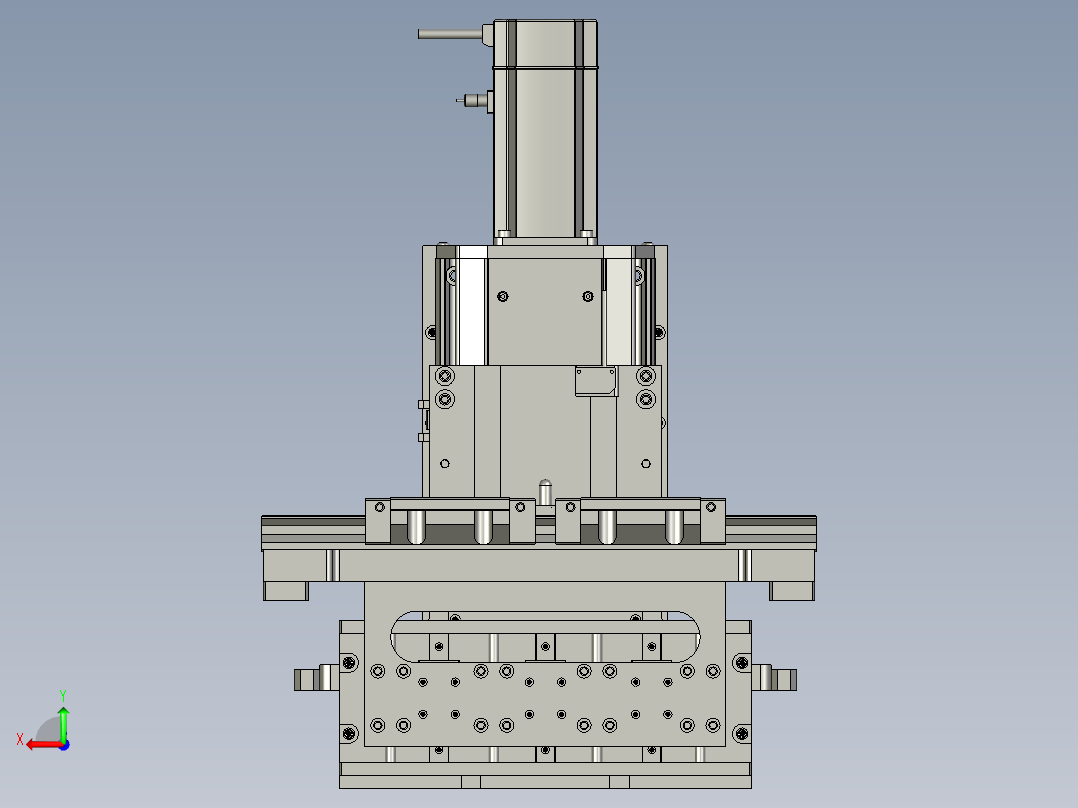 超焊夹具上下运动组件-112345610后视图