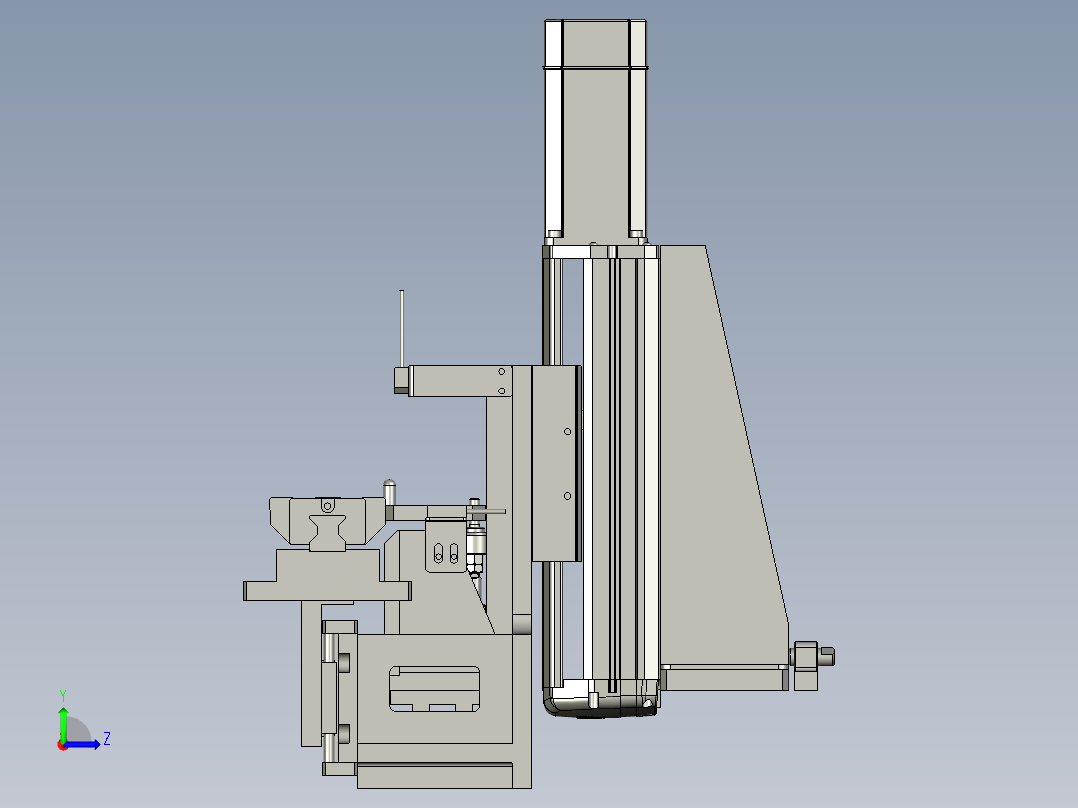 超焊夹具上下运动组件-112345610左视图