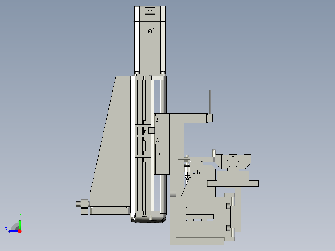 超焊夹具上下运动组件-112345610右视图