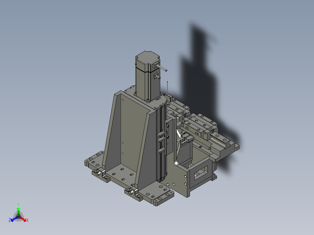 超焊夹具上下运动组件-112345610正等轴测图