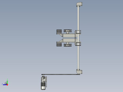 217021-06-00导向链轮机构B装配体右视缩略图