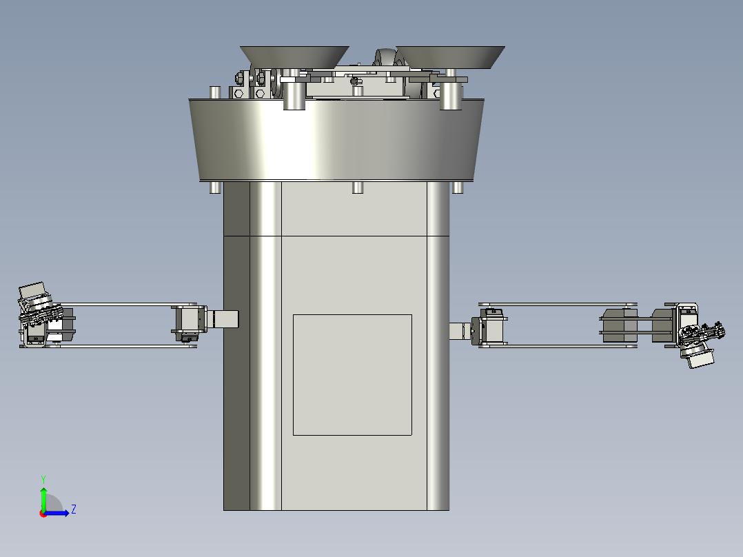 迎宾人工智能机左视图