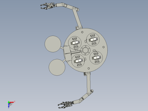 迎宾人工智能机俯视缩略图