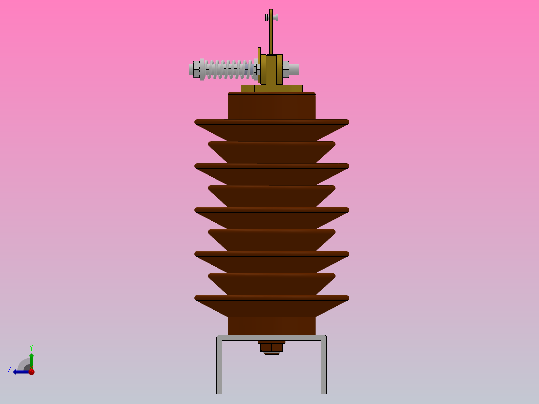 GW9-10G户外高压隔离开关刀闸[GW9-10G／630]右视图