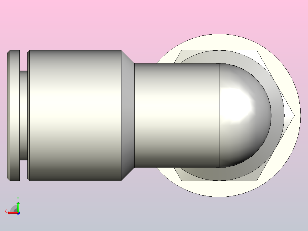 快插接头NPQH-LL-G38-Q10-P10后视图