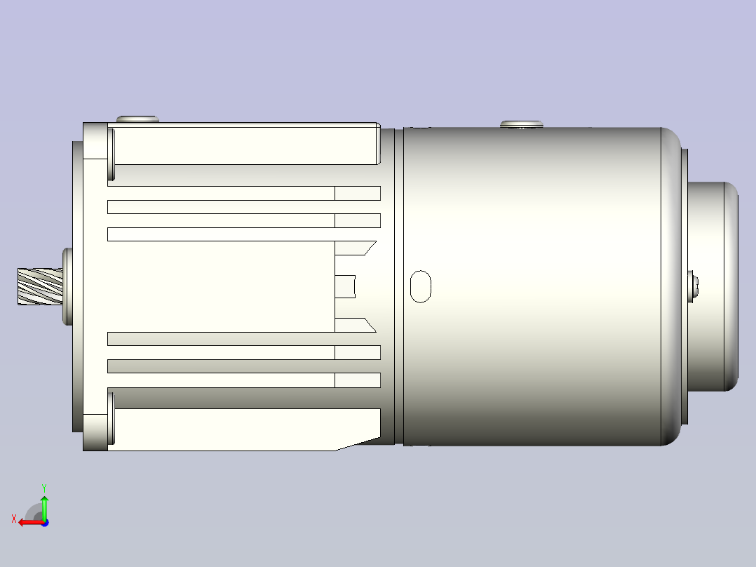 东历电机 M315-401B.402B后视图