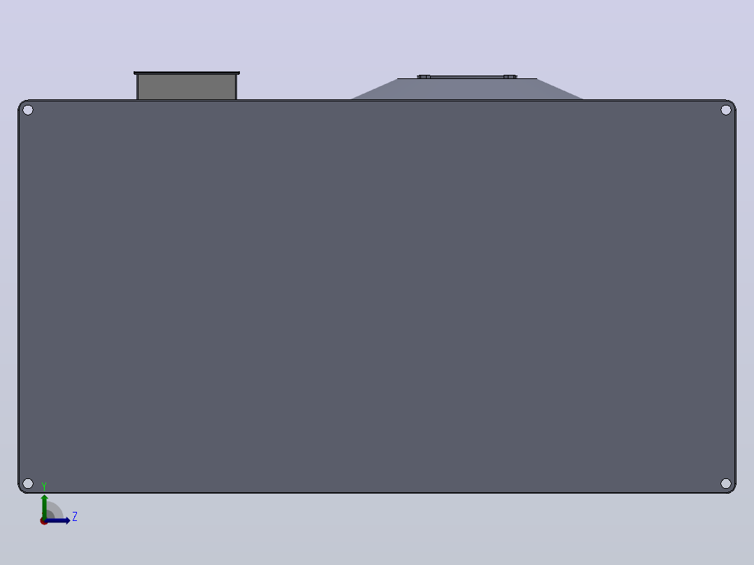 EKR600×350C1 EKR600×350E1方形管道风机[EKR600×350C1]左视图