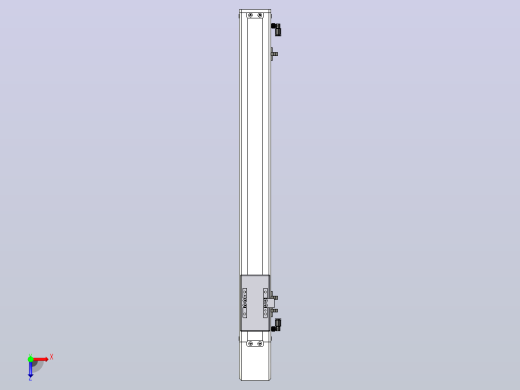 SCM6-500-BM-A57M滚珠花健、支撑座、滚珠丝杠、交叉导轨、直线模组俯视缩略图