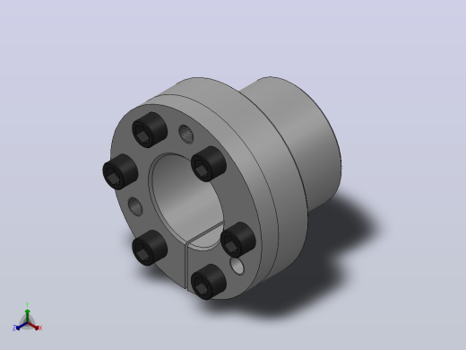R02型胀紧联接套_R02-30-41正等轴测缩略图