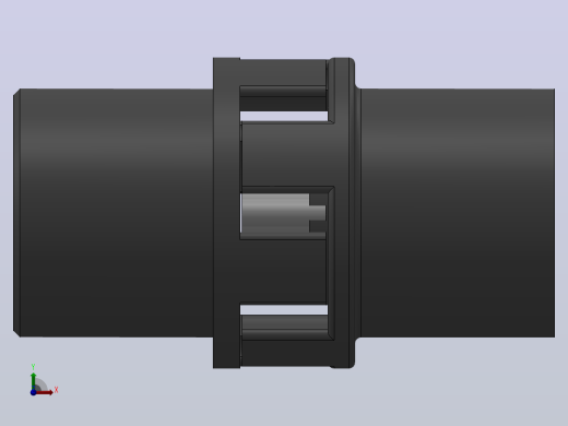 LM型梅花形弹性联轴器_LM4联轴器J128×62／Z25×44前视缩略图